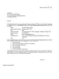 Description saya menguasai komunikasi dalam bahasa inggris dan bahasa indonesia secara tertulis maupun lisan. Application Letter Pt Nestle Indonesia Karawang Factory