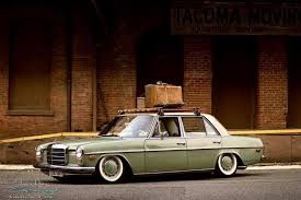 Slammed 72 Mercedes W114 Mercedes W114 Old Mercedes Mercedes Benz
