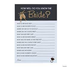 When planning a bridal shower gift, the idea is to get the bride a luxury item. Bridal Shower Trivia Game 12 Pc