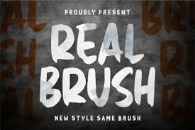 ✓ click to find the best 115 free fonts in the typography brush style. Real Brush In Fonts On Yellow Images Creative Store