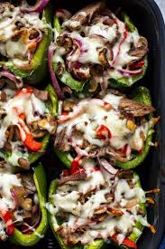 5 Philly Cheesesteak Stuffed Peppers Health Dinner Recipes Easy Stuffed Pepper Recipe Recipes