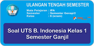 Latihan soal dan kunci jawaban bahasa indonesia semester 2 genap smp kelas 7. Soal Uts Bahasa Indonesia Kelas 1 Semester 1 Ganjil Terbaru Plus Kunci Jawaban