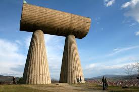 Kosovo Mitrovica Miners Monument Monument Russian Architecture Soviet