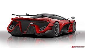 The Rear Seems To Be Inspired By The Ferrari F12 Berlinetta S Controversial Sculpted Shape And The F50s Bolt On Rear Spoiler De Ferrari Super Cars Ferrari 458