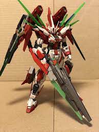 自分専用のガンプラとして 思いっきり妄想設定で製作しました 前作 ガンダムダブルオーフレイム ビギニング での運用を元に本来のgnドライブを搭載した ダブルオー の名を体現する機体へと発展させたガン ガンプラ ガンダムアート ガンダム