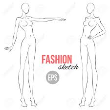 Download this premium vector about young female body outline silhouettes beauty logos, and discover more than 13 million professional graphic resources on freepik. Outline Woman Body Sketch Drawing Tutorial Easy
