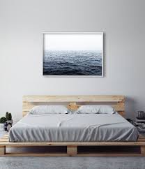 Ocean Print Horizontal Wall Art Ocean Art Large Wall Art Etsy Bedroom Art Above Bed Art Above Bed Bedroom Artwork