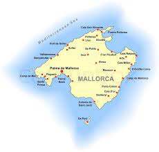 Mallorca karte karte mit den schönsten punkte von mallorca. Mallorca Karte Stock Vektor Colourbox
