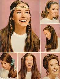 Coiffure Longue Des Annees 70 1970s Hairstyles 70s Hair Vintage Hairstyles
