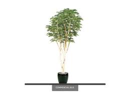 For the small apartment or dorm room, use it as the main christmas tree and fill with vintage decorations. River Birch Tree Artificial Indoor Tree In Pots Commercial Silk