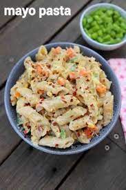 Mayonnaise Pasta Recipe Mayo Pasta Salad Pasta Salad With Mayo Recipe Pasta Recipes Pasta Recipes Indian Pasta