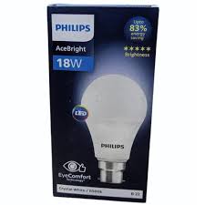 18 W Phillips Ace Bright LED Bulb, B22 at best price in Bengaluru