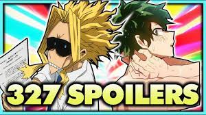 ALL MIGHT and MIDORIYA have THAT TALK! EVERYBODY gets NAKED! | My Hero  Academia Chapter 327 Review - YouTube