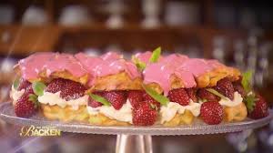 Das Grosse Backen Technische Prufung Erdbeerkranz Aus Brandteig Rezept Brandteig Das Grosse Backen Das Grosse Backen Rezepte