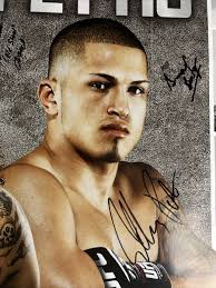 TUF 13 Lesnar Vs JDS Finale UFC SIgned Event Poster SBC Tony Ferguson Fight  worn