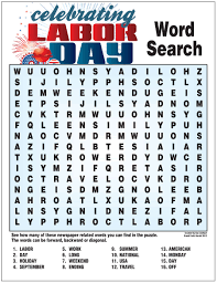 Labor Day Word Search Nie Rocks Labor Day Crafts Patriotic Words Kids Learning Activities