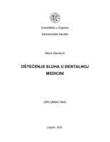 Oštećenje sluha u dentalnoj medicini