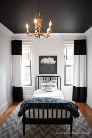 Black And White Childrens Room Black And White Kid S Room In Progress Black And White Living Room White Kids Room Curtains Living Room