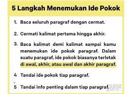 Maybe you would like to learn more about one of these? Bagaimana Cara Menemukan Ide Pokok Dlm Paragraf Mohon Bantuannya Brainly Co Id