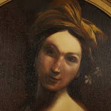 The girl with the rose and the cat Oil Painting 20th Century, Art, Antique  Painting, dimanoinmano.it