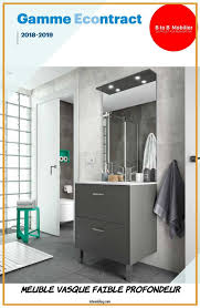 Meuble Vasque Faible Profondeur Meuble Vasque Meuble Salle De Bain Plan Salle De Bain