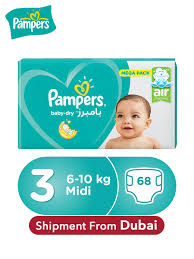 Fits babies 16 to 28 lbs. Buy Pampers Baby Dry Diapers Size 3 Midi 6 10kg Mega Pack 68 Count Diaper At Jolly Chic