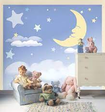 No matter what style you choose, wallpaper murals will transform your nursery from a blank canvas to one with personality and style. Best Decoration Wall Murals For Nursery Bedroom Designs Ideas Baby Boy Rooms Baby Room Wall Nursery Mural