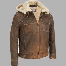 Mens Vintage Distressed Aviator Shearling Fur Hooded Real Leather Winter Jacket Aviator Bas Leather Jacket With Hood Bomber Jacket Vintage Leather Jacket Men