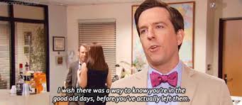 Andy bernard quote good old days. The Life Of A Vols Fan As Told By The Office The Office Finale Relatable The Office Show