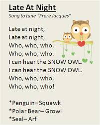 Late At Night Song Featuring Polar Animals My Preschool Class Loves It Great For Winter T Polar Animals Preschool Arctic Animals Preschool Preschool Songs