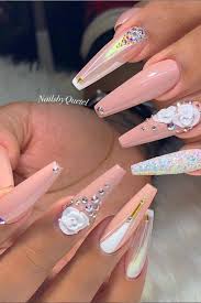 15 Pink Nails Design Coffin Nails Designs Nails Design With Rhinestones Pink Nails These beautiful mauve pink nails can be removed, reapplied , painted, and even reshaped for full customization.