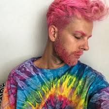 Merman 16 Men Who Rock Mermaid Hair Beard Dye Mermaid Hair Rainbow Hair