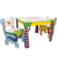 Tolle Sitzgruppe Fur Kleine Dinosaurier Fans Der Kindertisch Mit Den 2 Dino Stuhlen Ist Ein Echtes Highli Kinder Tisch Und Stuhle Kindertisch Holz Kindertisch