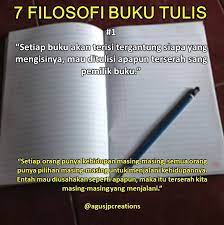 Simak saja kumpulan kata kata. Kata Kata Bijak Filosofi Buku Tulis Ajp Creations