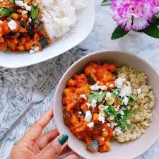 Curry D Aubergines Au Lait De Coco La Recette Curry D Aubergine Manger Sainement Recette Curry