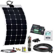 110w Wohnmobil Solaranlage Spr F 12v Ebl Flexibel Mit Display Solar Autark Com Solarstrom Fur Wohnmobile Haus U Garten Solaranlage Solaranlage Wohnmo