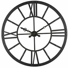 Horloge Lumineuse En Metal Noir D 121cm Duke Maisons Du Monde