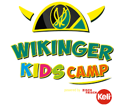 Letter design vector with red and black colors. Wikinger Kids Camp Sv Ried