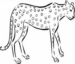 This animal is considered the fastest in the world. Printable Cheetah Coloring Pages Coloringme Com