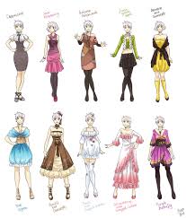 Image of royalty free anime stock images photos vectors shutterstock. Various Female Clothes By Meago On Deviantart Anime Outfits Art Clothes Drawing Anime Clothes