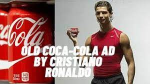 T he value of coca cola fell in the region of four billion dollars after cristiano ronaldo disparagingly removed two bottles from their place at his press coca cola shares dropped from 56.10 dollars to 55.22 dollars almost immediately after ronaldo 's gesture, meaning the company's value fell from. Old Coca Cola Ad By Cristiano Ronaldo Cocacola Cristiano Ronaldo Cr7 Coke Youtube