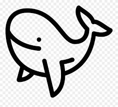 Clipart Whale Black And White Whale Icon Png Transparent Png 5265483 Pinclipart