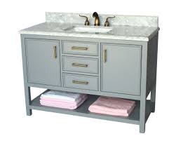 Contemporary Style Single Sink Bathroom Vanity With White Color Italian Carrara Marble Counterto Bathroom Vanity Oriental Furniture Single Sink Bathroom Vanity