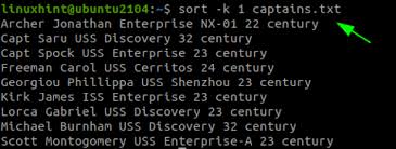 Prepend the sorting variable by a minus sign to indicate descending . How To Sort In Linux Bash By Column