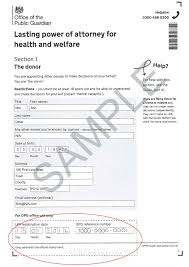 This is the content of the form and is provided for your convenience. What Does A Valid Lpa Epa Or Deputy Order Look Like Office Of The Public Guardian