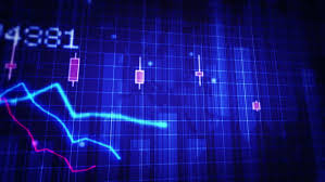 Declining Financial Chart Close Up Blue Arkivvideomateriale 100 Royalty Fritt 11747762 Shutterstock
