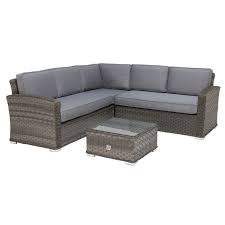 Charles bentley deluxe 4 piece rattan garden furniture set. Small Grey Corner Sofa All Products Are Discounted Cheaper Than Retail Price Free Delivery Returns Off 70