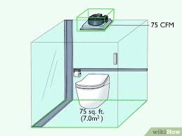 A bathroom exhaust fan needs a duct system for proper venting. 5 Ways To Calculate Cfm For Bathroom Fan Wikihow