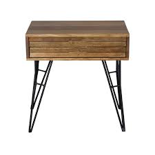 I wanted new bedside tables to replace the outdated tables we had. Cdi Furniture Shutter Nightstand 23 X 23 Wood Natural Tn1227 Rona