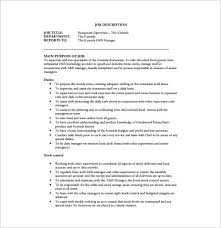 The role is a complex one. 11 Supervisor Job Description Templates Google Docs Word Free Premium Templates
